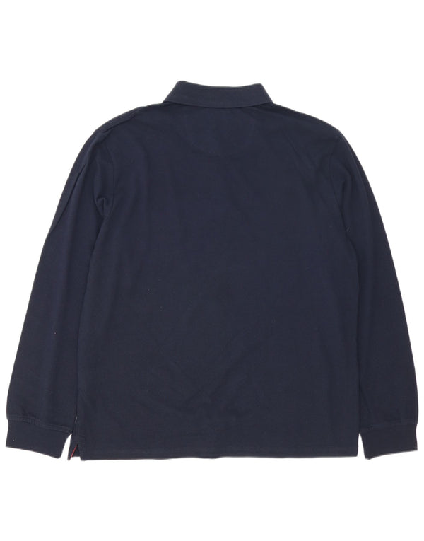 US Polo Assn. Koszula męska z długim rękawem XL, bawełniana, granatowa