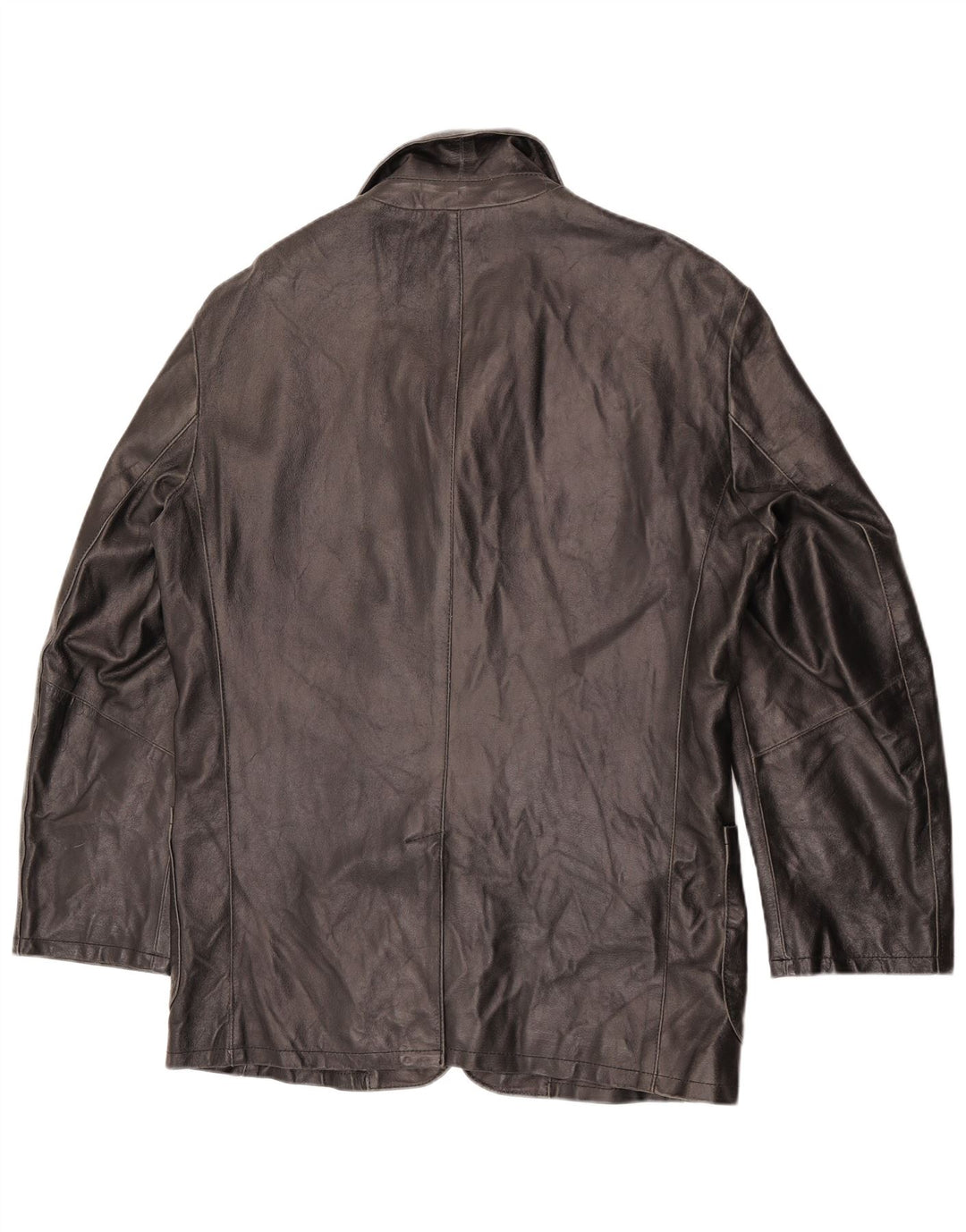 Vintage damska kurtka skórzana UK 18 XL czarna skóra