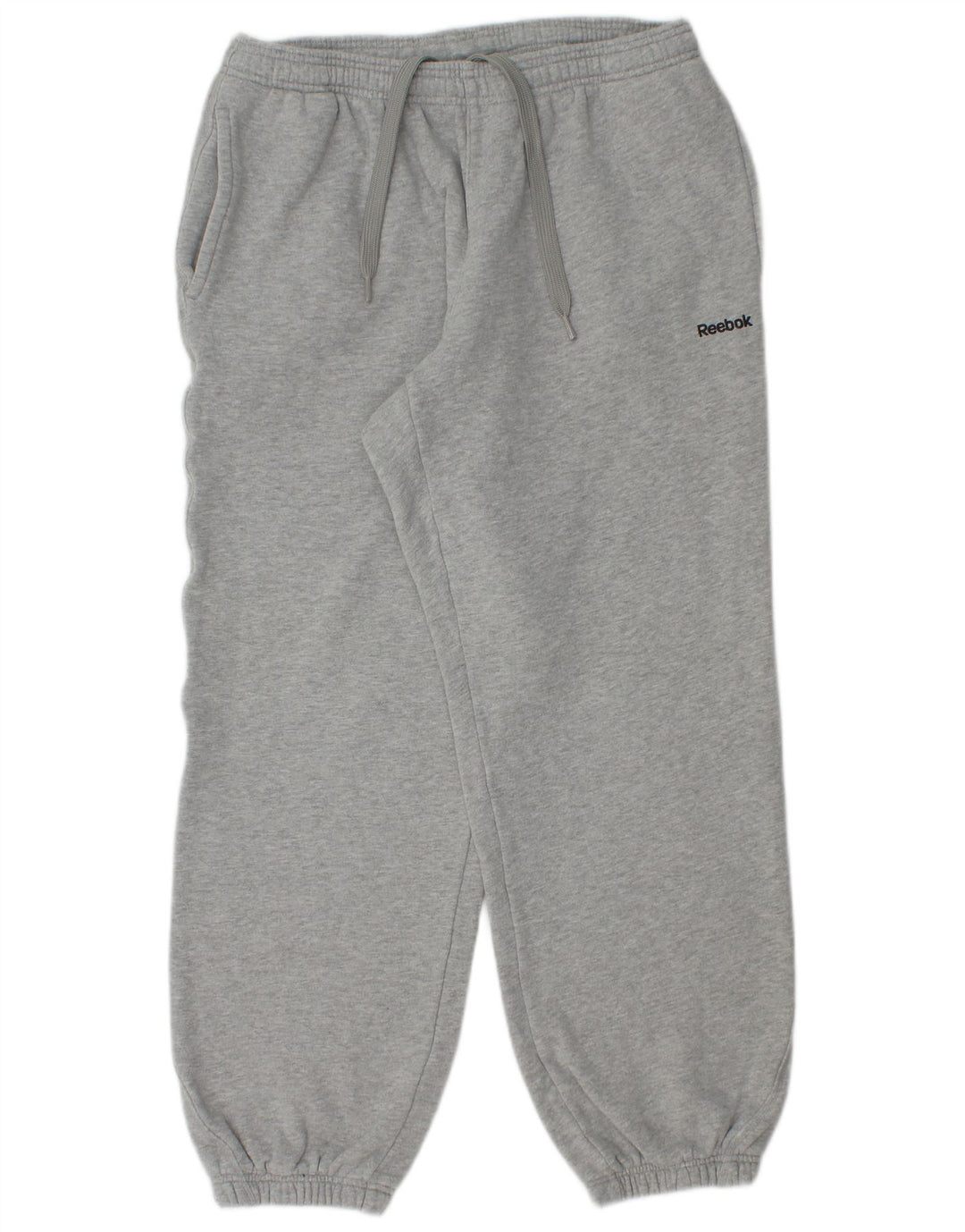 Męskie spodnie dresowe Reebok Joggersy Średnioszare, bawełniane w cętki