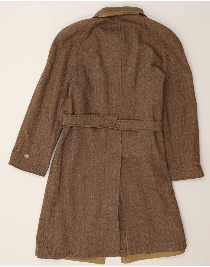 Dwustronny płaszcz męski Vintage UK 36 Small Beige