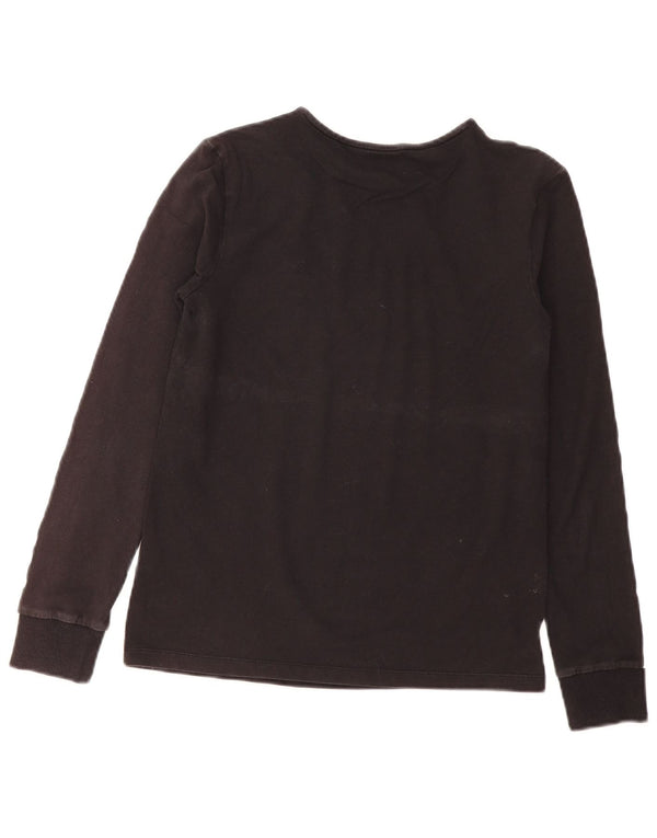 Top damski Adidas z długim rękawem UK 8, mały, czarny, bawełniany