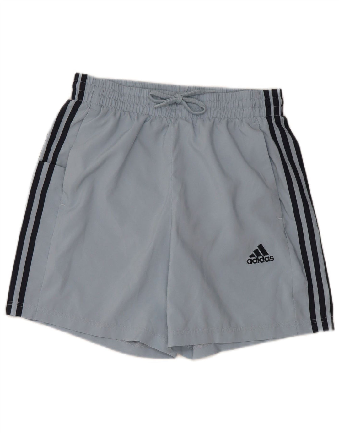 Damskie spodenki sportowe ADIDAS UK 14, średni niebieski, poliester