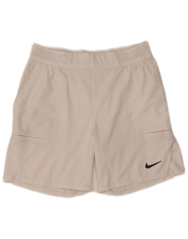Męskie spodenki sportowe Nike Dri Fit Cargo, średnie białe