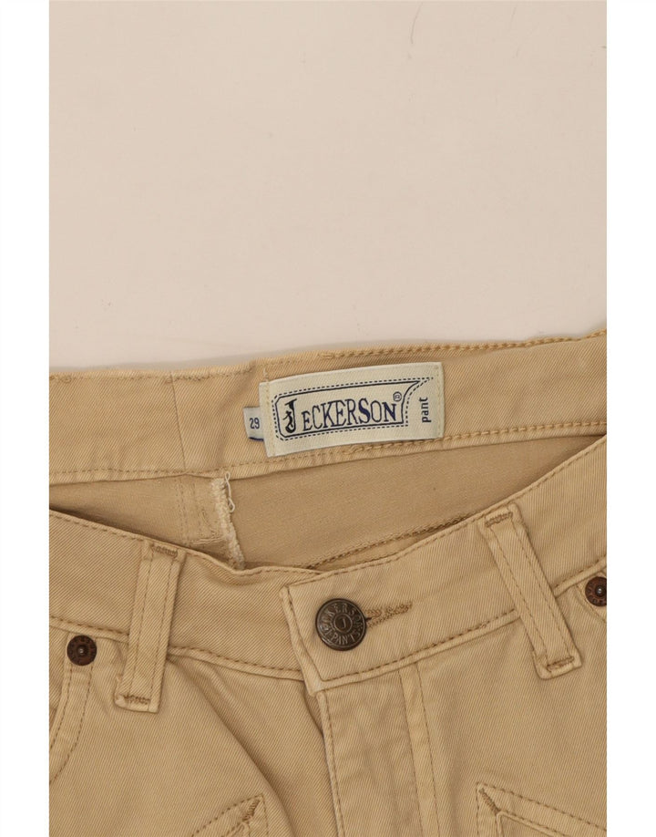 JECKERSON Womens Bootcut Jeans W29 L31 Beige Cotton Vintage Jeckerson and Second-Hand Jeckerson from Messina Hembry 