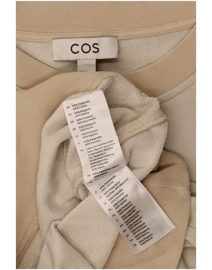 Bluza damska Cos Sweter UK 14 Średni Beżowy Poliamid