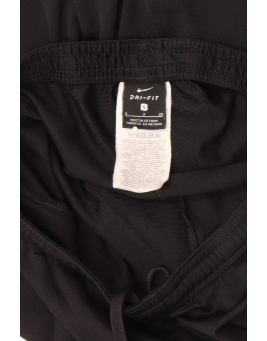 Męskie spodnie dresowe Nike Dri Fit, małe, czarne, poliestrowe