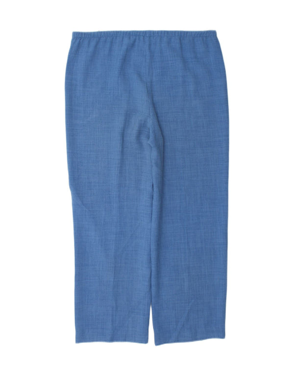 Marks & Spencer Damskie proste spodnie codzienne UK 14 duże W36 L28 niebieskie