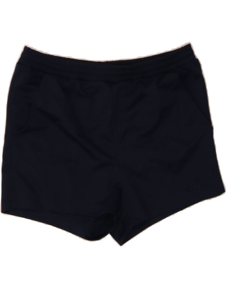 DIADORA Womens Sport Shorts UK 14 Large  Navy Blue Polyester Vintage Diadora and Second-Hand Diadora from Messina Hembry 