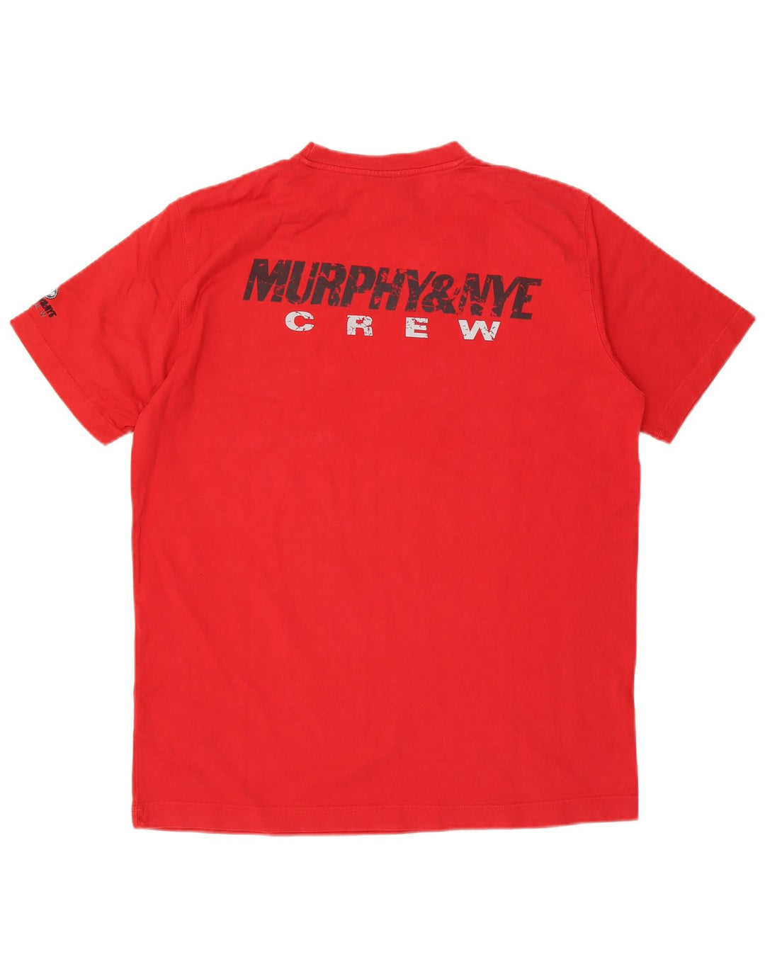 Męska koszulka z grafiką Murphy & Nye, 2XL, czerwona, bawełniana