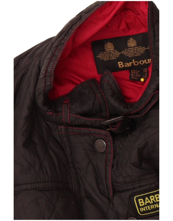 Damska pikowana kurtka Barbour UK 10 Small Black