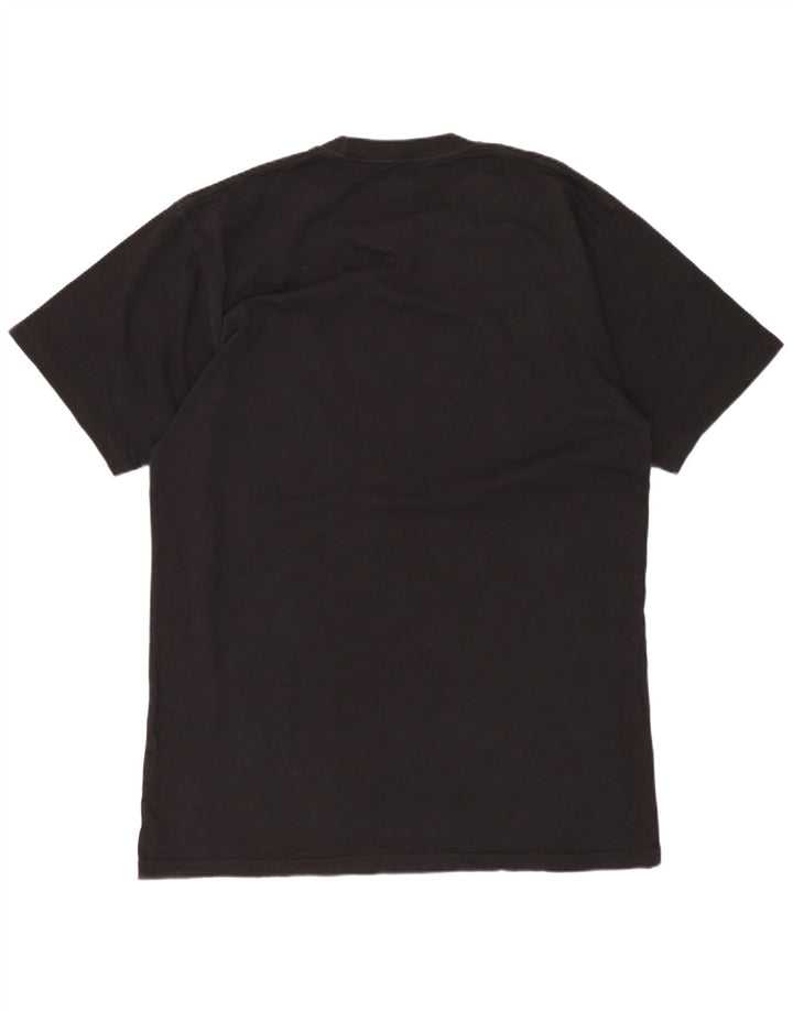 Męski T-shirt Vans o klasycznym kroju, duży, czarny, bawełniany