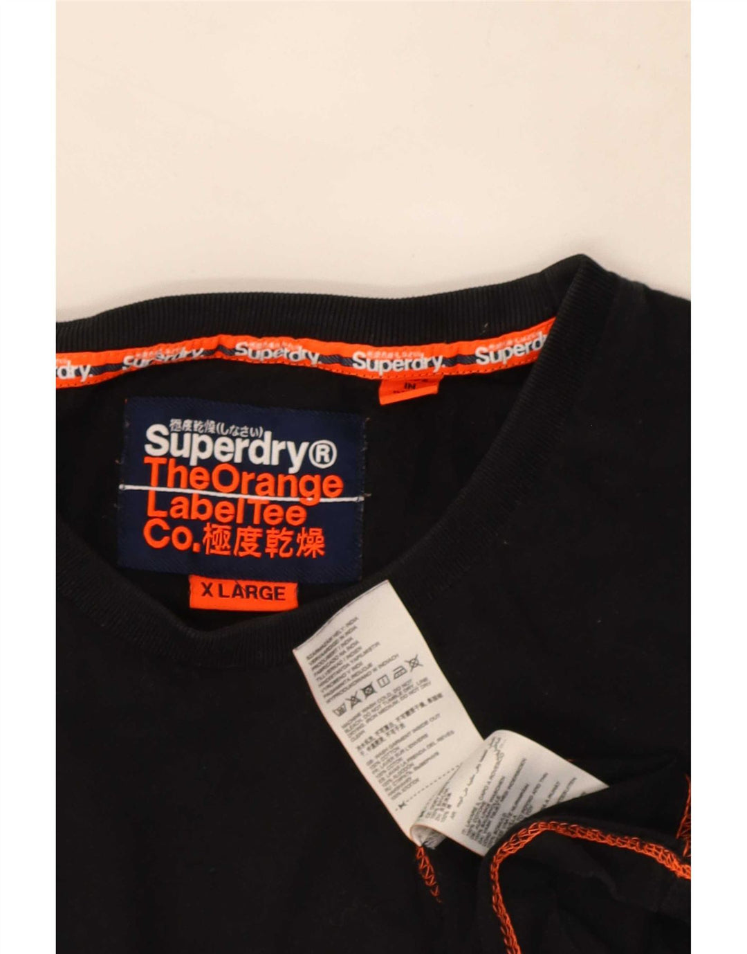 T-shirt męski Superdry XL, czarny, bawełniany