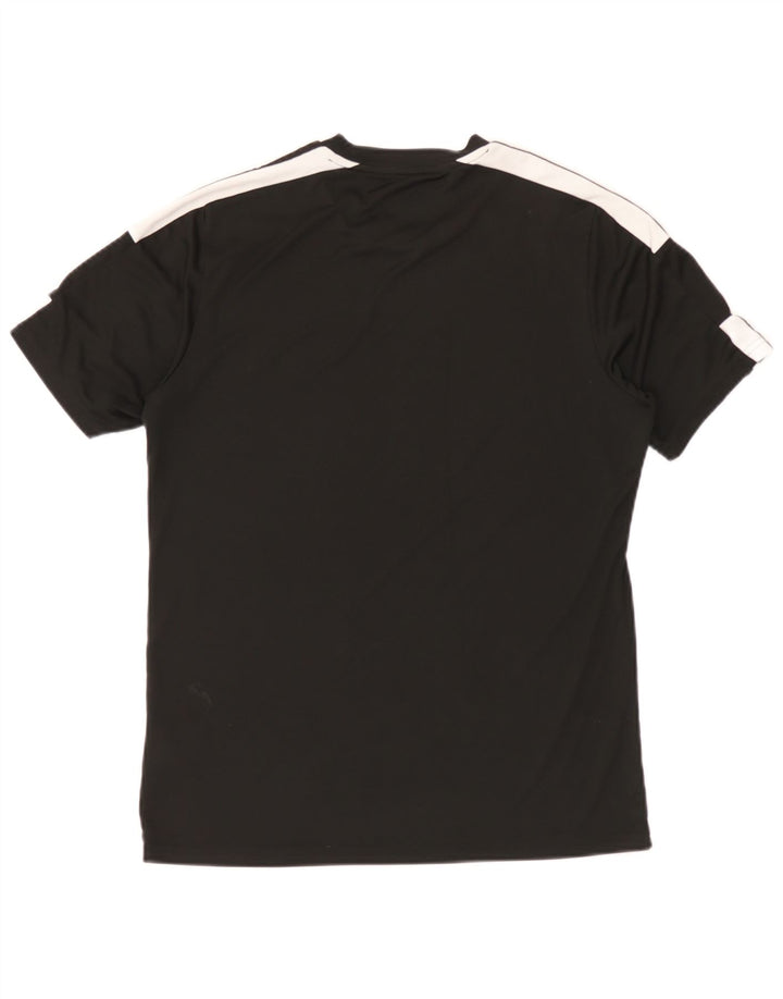 Męska koszulka Adidas Aeroready Top, średni czarny poliester z blokami kolorów