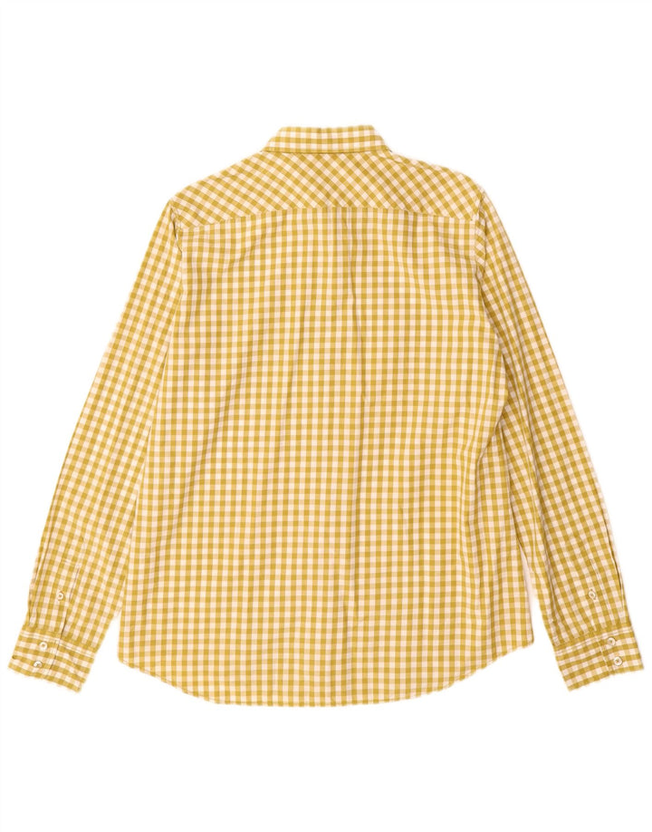 MARC O'POLO Damska koszula oversize IT 40 Small, zielona bawełniana kratka