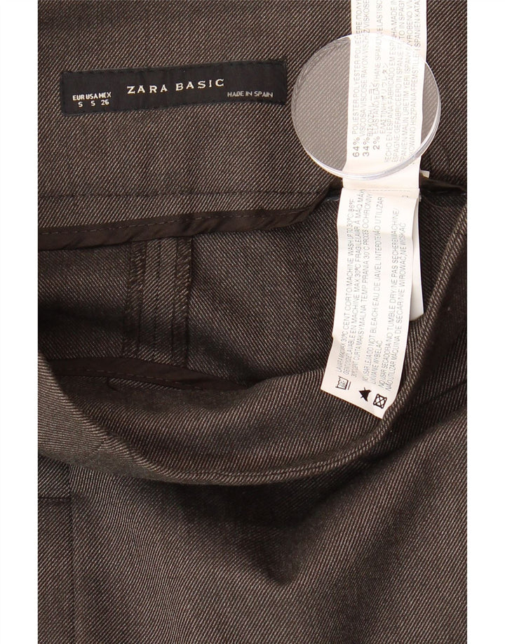 ZARA Womens Pencil Skirt Small W27  Grey Viscose Vintage Zara and Second-Hand Zara from Messina Hembry 