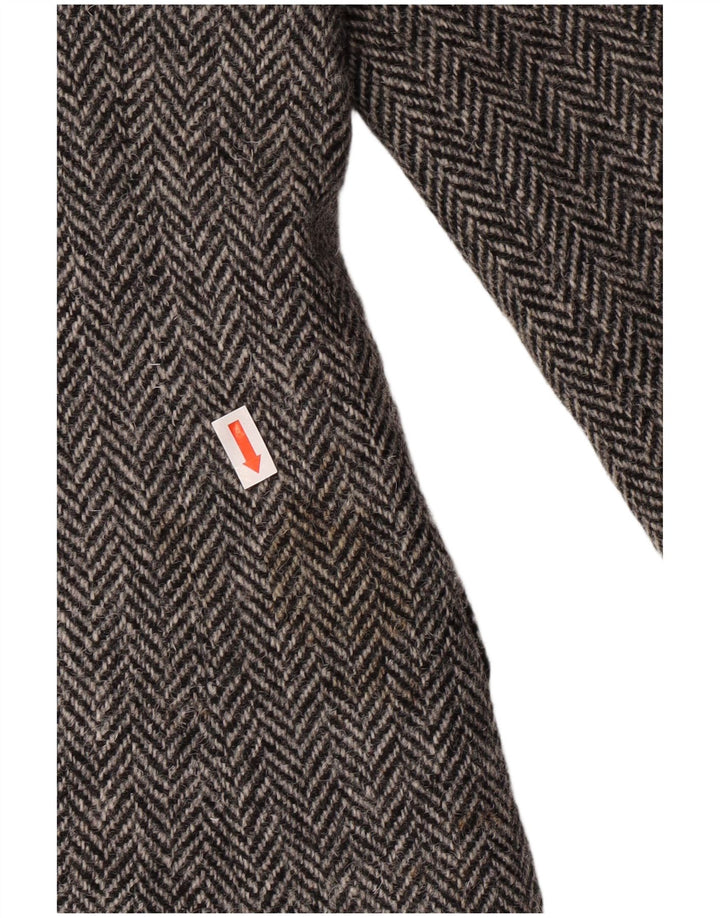 Męska marynarka HARRIS TWEED UK 40, duża, szara klasyczna jodełka