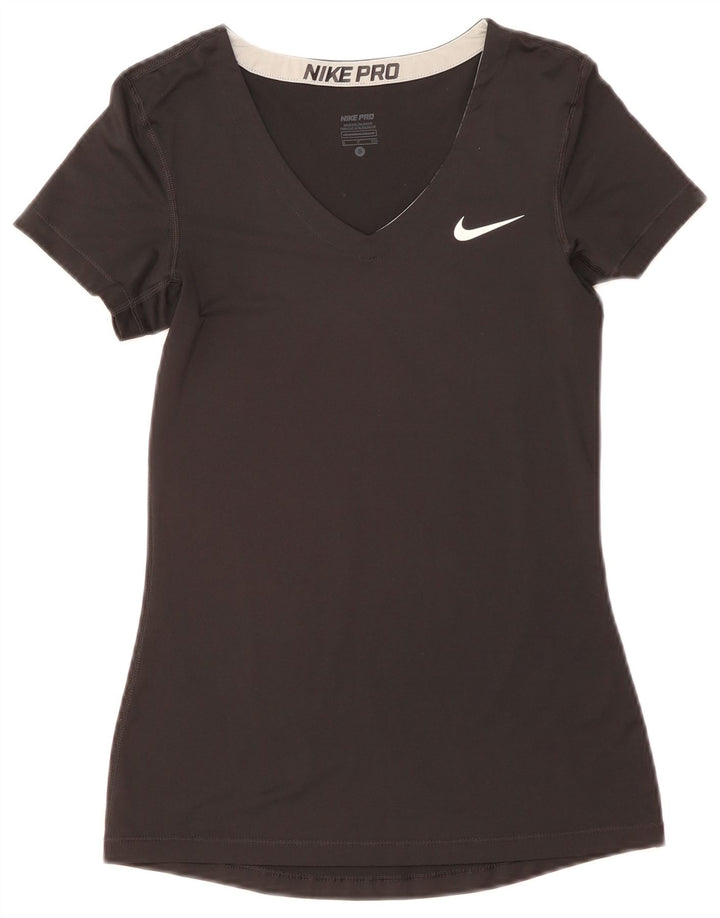 Damska koszulka Nike Dri Fit Top UK 8, mała czarna