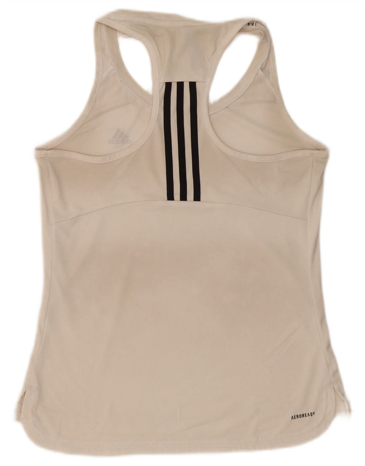 Damska kamizelka Adidas Aeroready Top UK 12/14 Średnia Biała