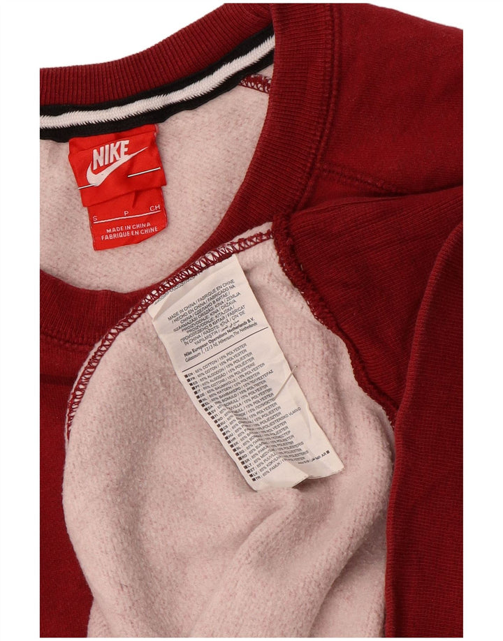 Męska bluza dresowa Nike, mała, czerwona, bawełniana