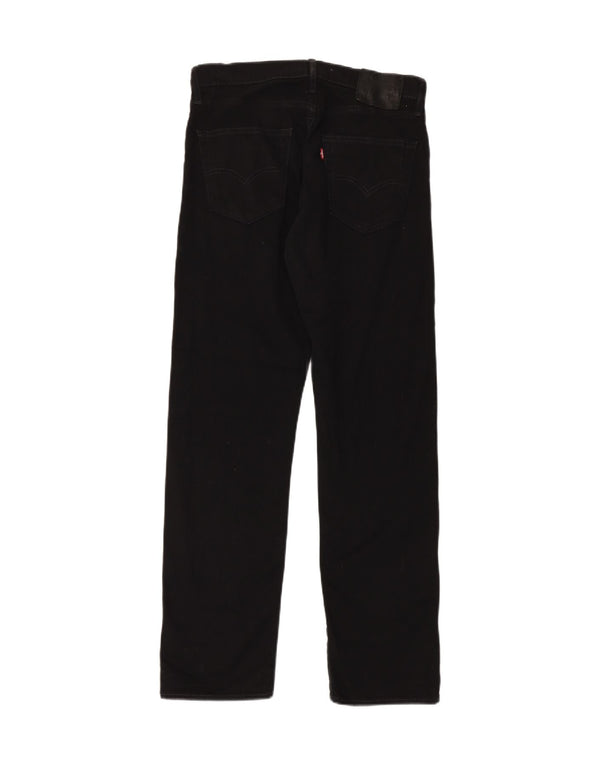 Męskie jeansy LEVI'S 540 o swobodnym kroju W31 L32, czarna bawełna