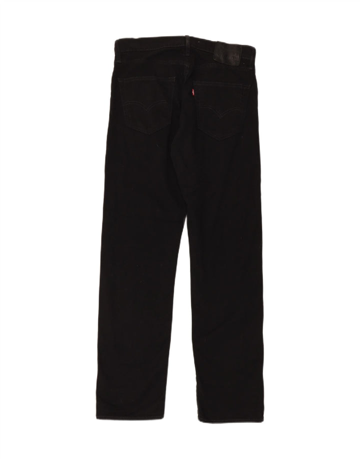 Męskie jeansy LEVI'S 540 o swobodnym kroju W31 L32, czarna bawełna