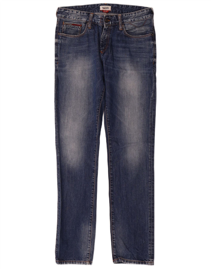 Męskie jeansy slim fit Tommy Hilfiger W30 L32 Niebieskie bawełniane