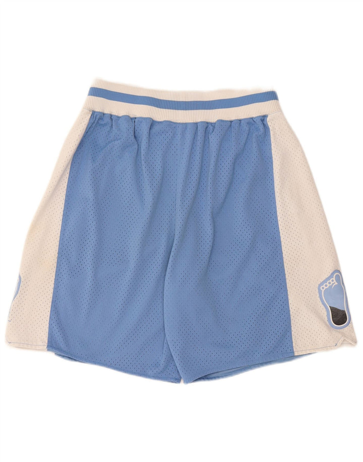JORDAN Mens Sport Shorts Medium  Blue Colourblock Polyester