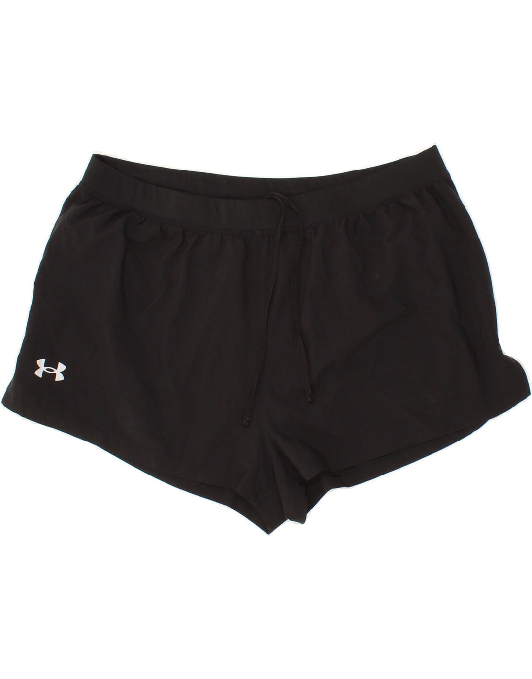UNDER ARMOUR Womens Graphic Sport Shorts UK 20 2XL Black Polyester Vintage Under Armour and Second-Hand Under Armour from Messina Hembry 