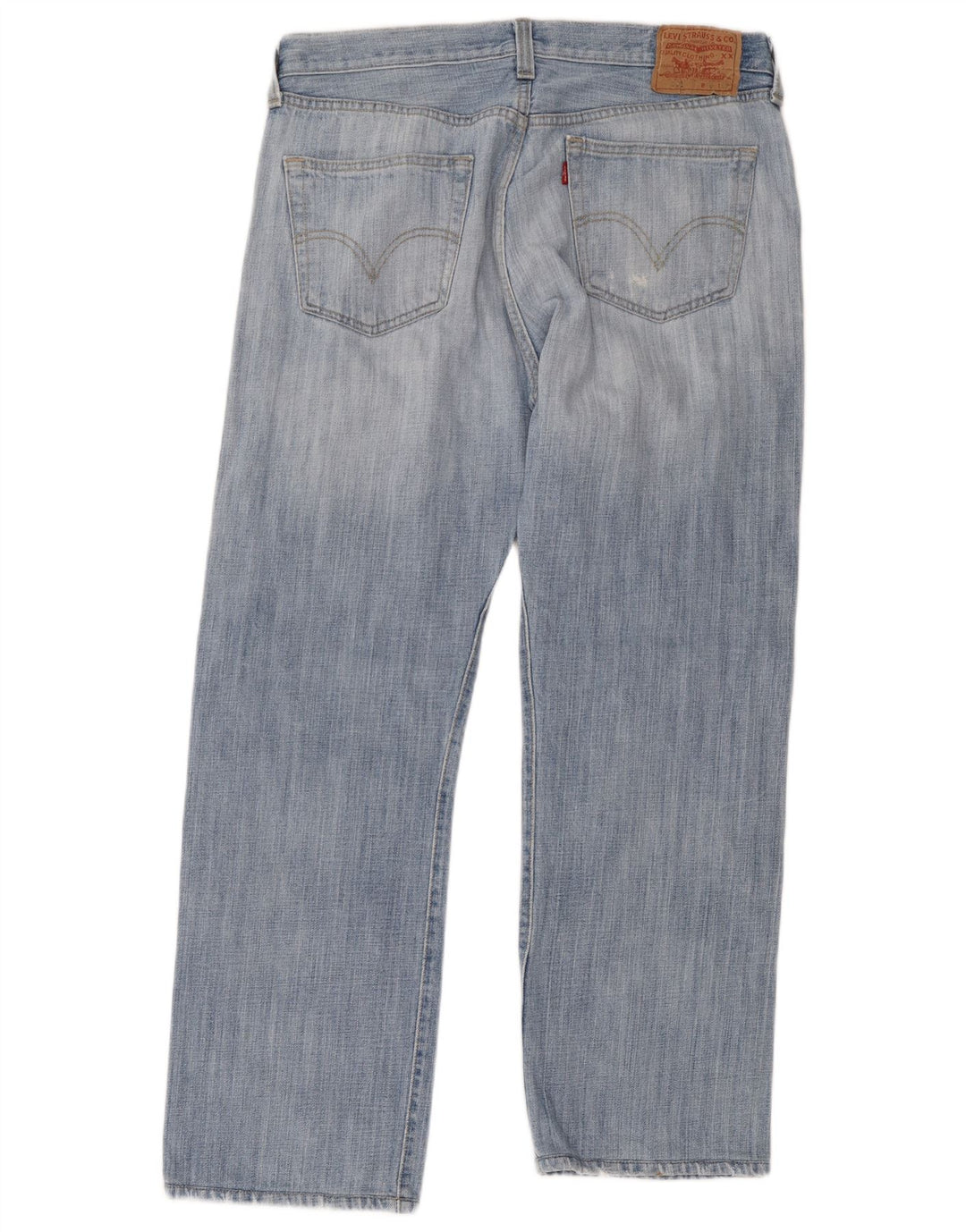 Męskie dżinsy Levi's 501 Straight W36 L32 Niebieskie bawełniane