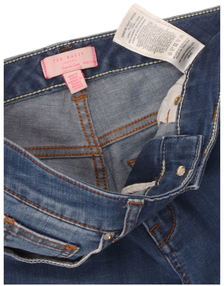 Damskie jeansy obcisłe TED BAKER W26 L30 Niebieskie, bawełniane