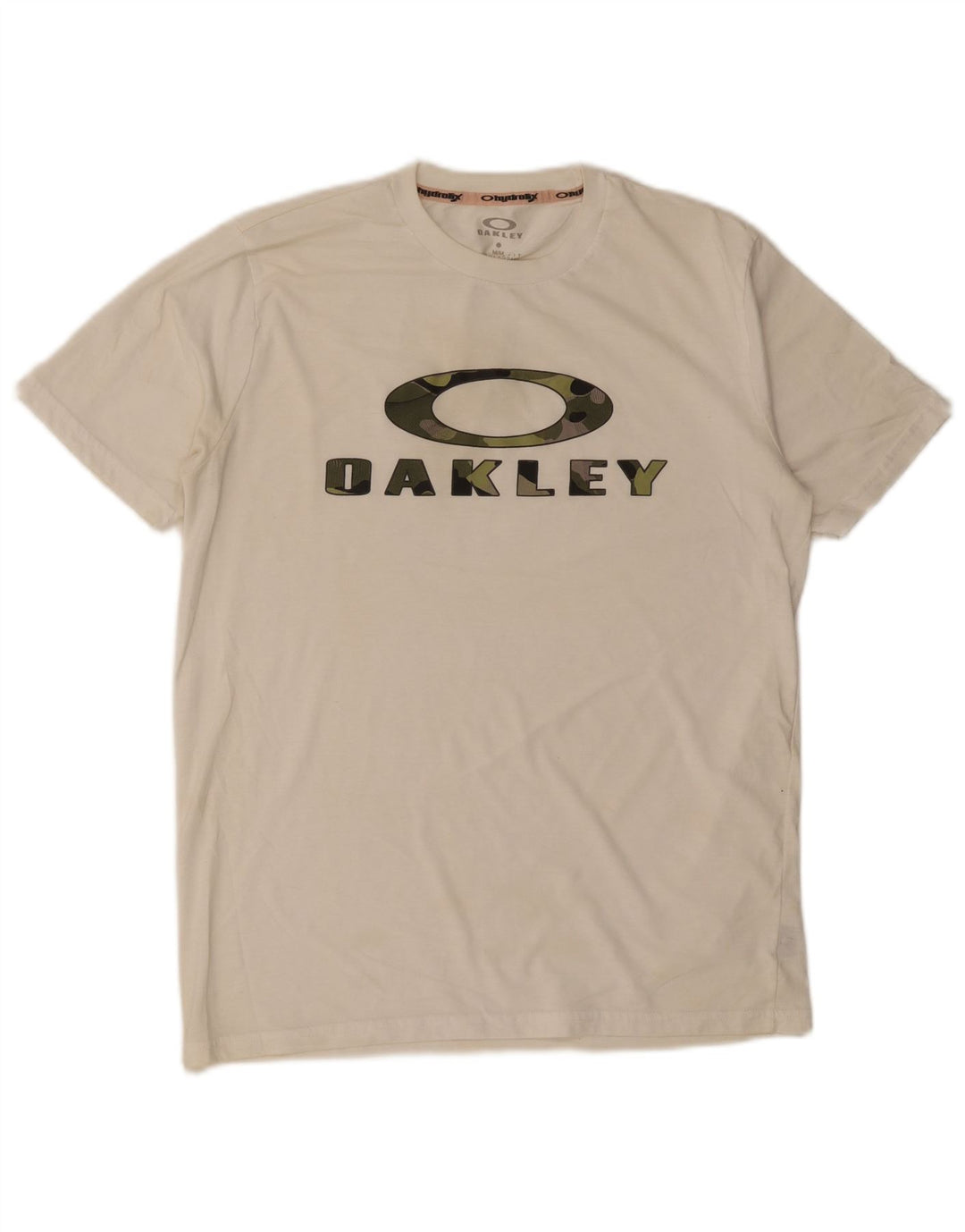 Męski T-shirt Oakley o regularnym kroju z grafiką, średni biały