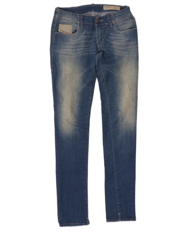 DIESEL Damskie dżinsy Grupee Super Skinny W26 L33 Niebieskie bawełniane