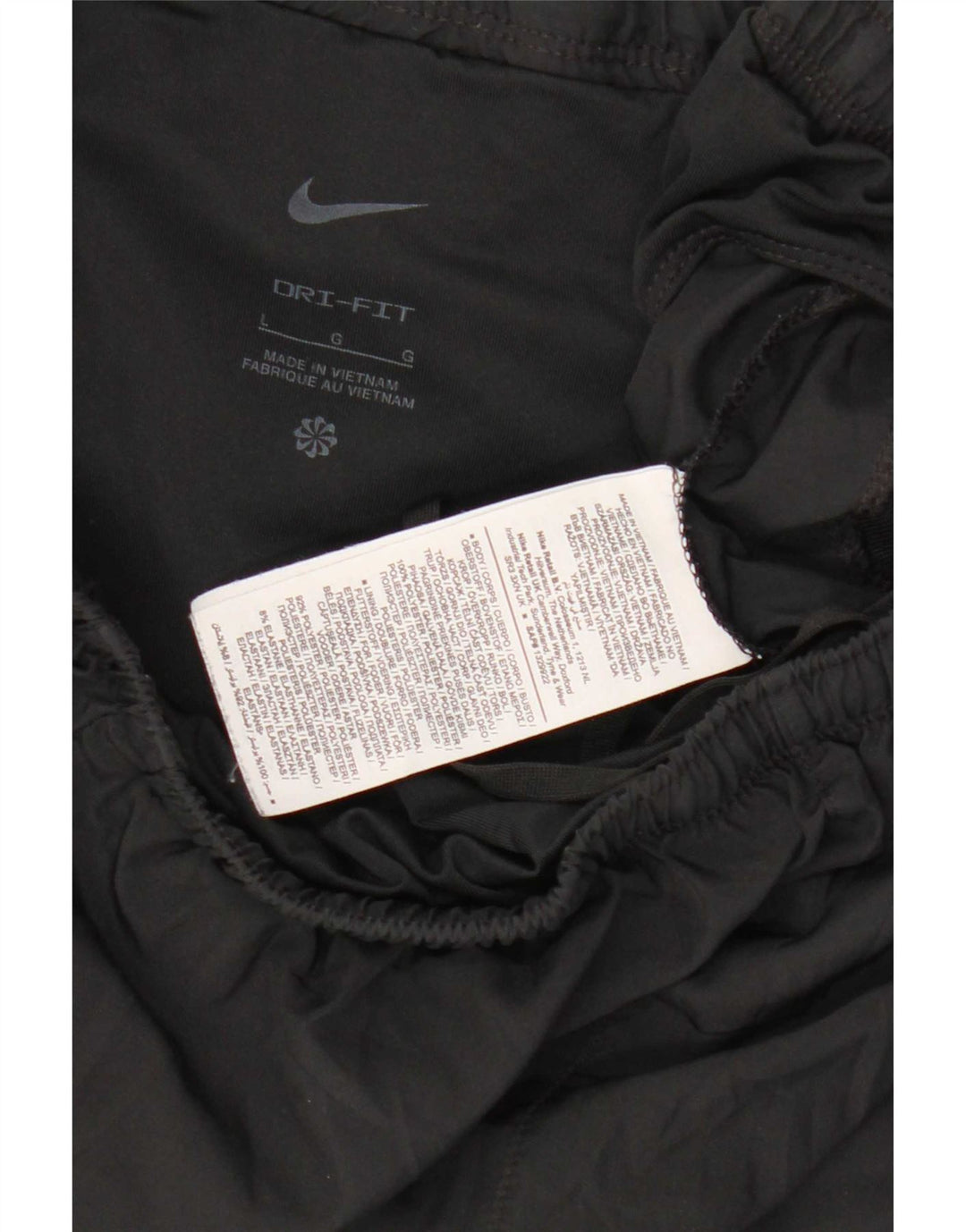 Męskie spodenki sportowe Nike Dri Fit, duże, czarne, poliestrowe