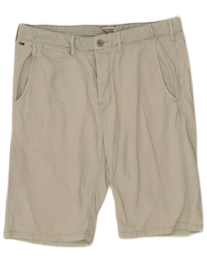 Męskie spodenki Chino Tommy Hilfiger W33 Średniozielona bawełna
