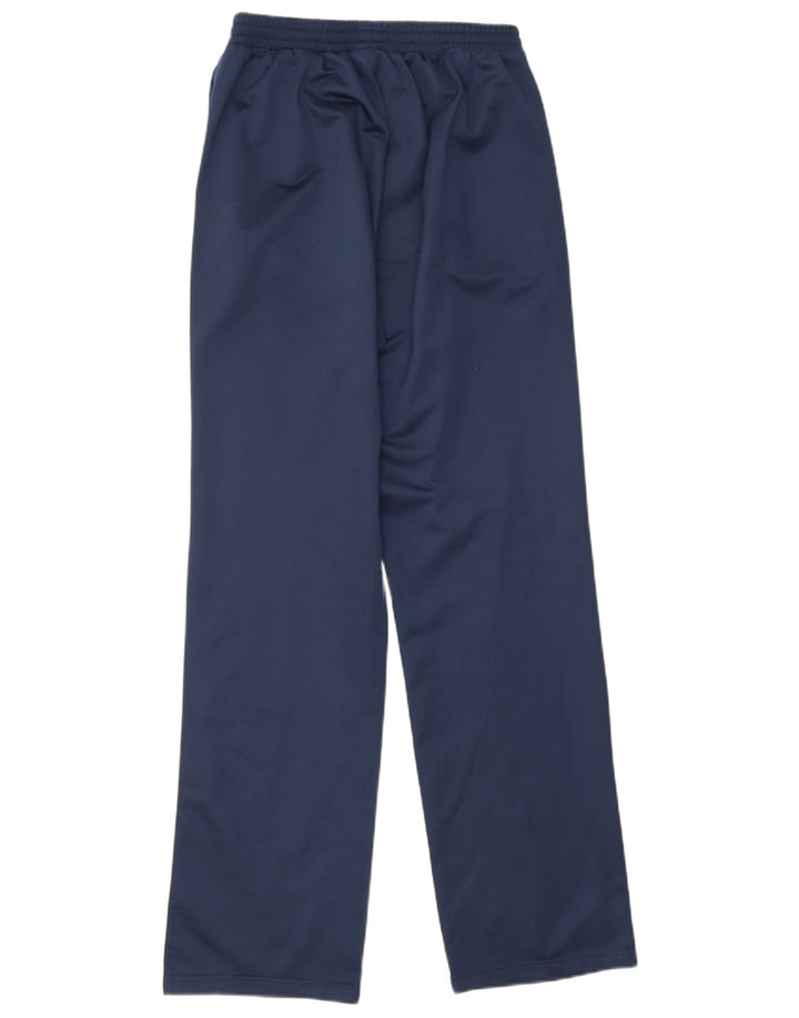 Damskie spodnie dresowe Asics UK 14, duże granatowe, poliestrowe
