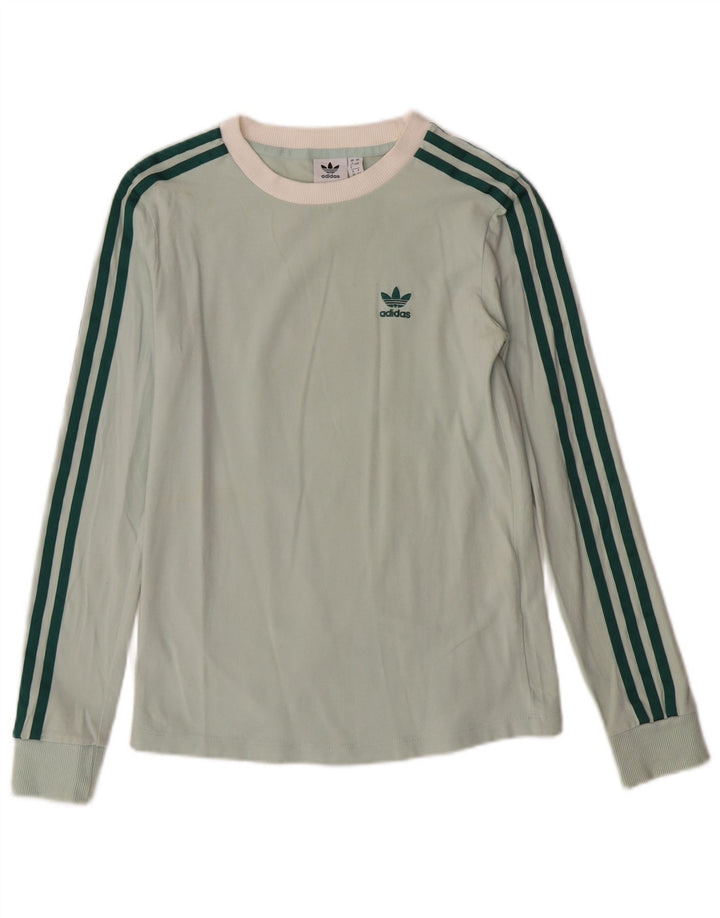 Damski top ADIDAS z długim rękawem, UK 4 XS, zielony
