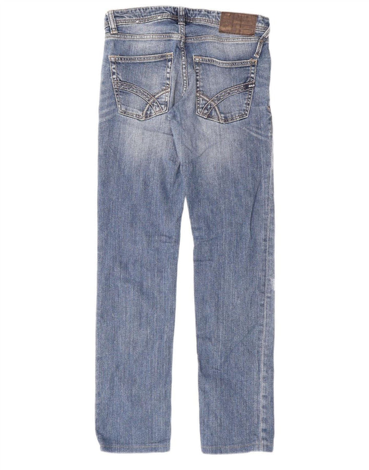 GAS Womens Straight Jeans W28 L29 Blue Cotton