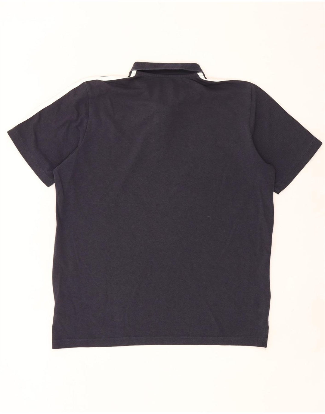 Męska koszulka polo Adidas, średnia, granatowa, bawełniana