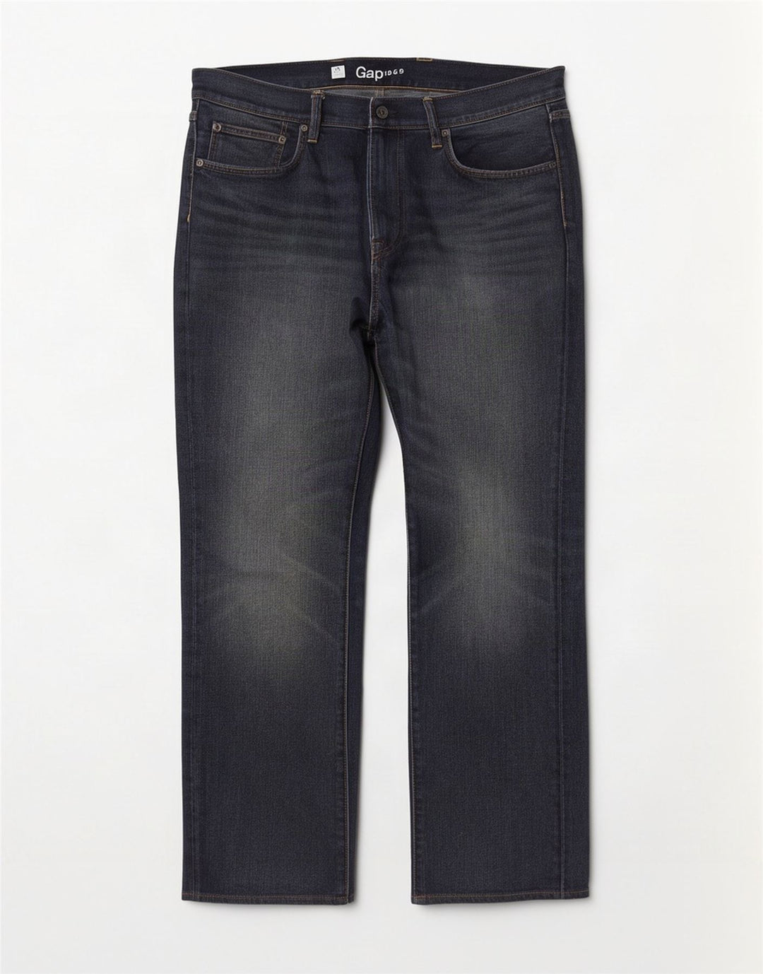 Męskie dżinsy Gap Droite Straight W36 L32 Niebieskie bawełniane