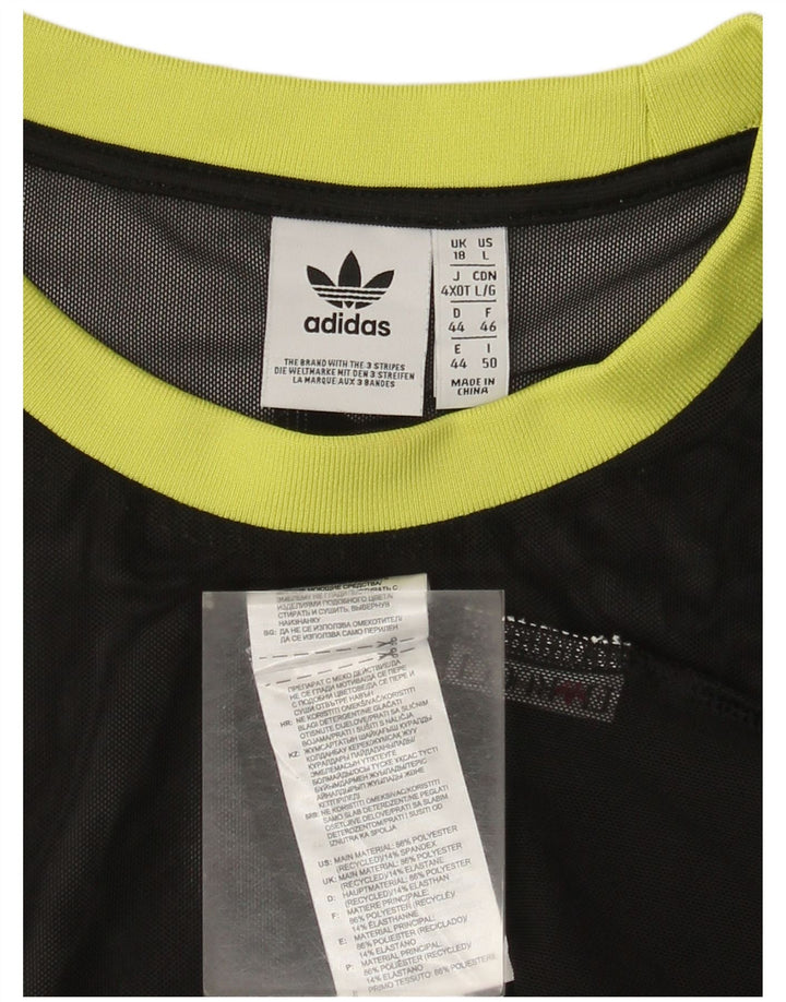 Damska koszulka Adidas Top UK 18 XL Czarny poliester