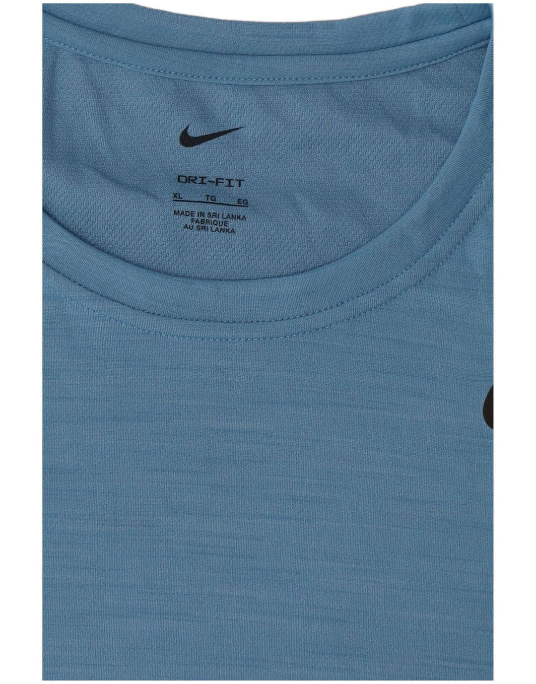 Męski T-shirt Nike Dri Fit Top XL Niebieski Poliester