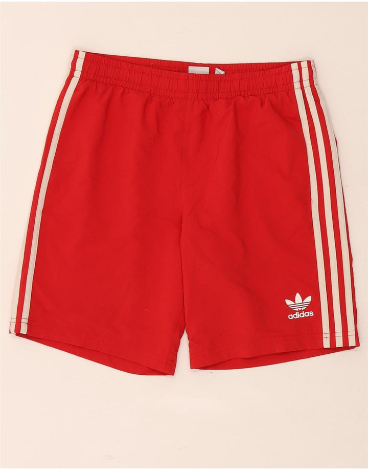 Chłopięce spodenki sportowe Adidas 13-14 lat, czerwony poliester
