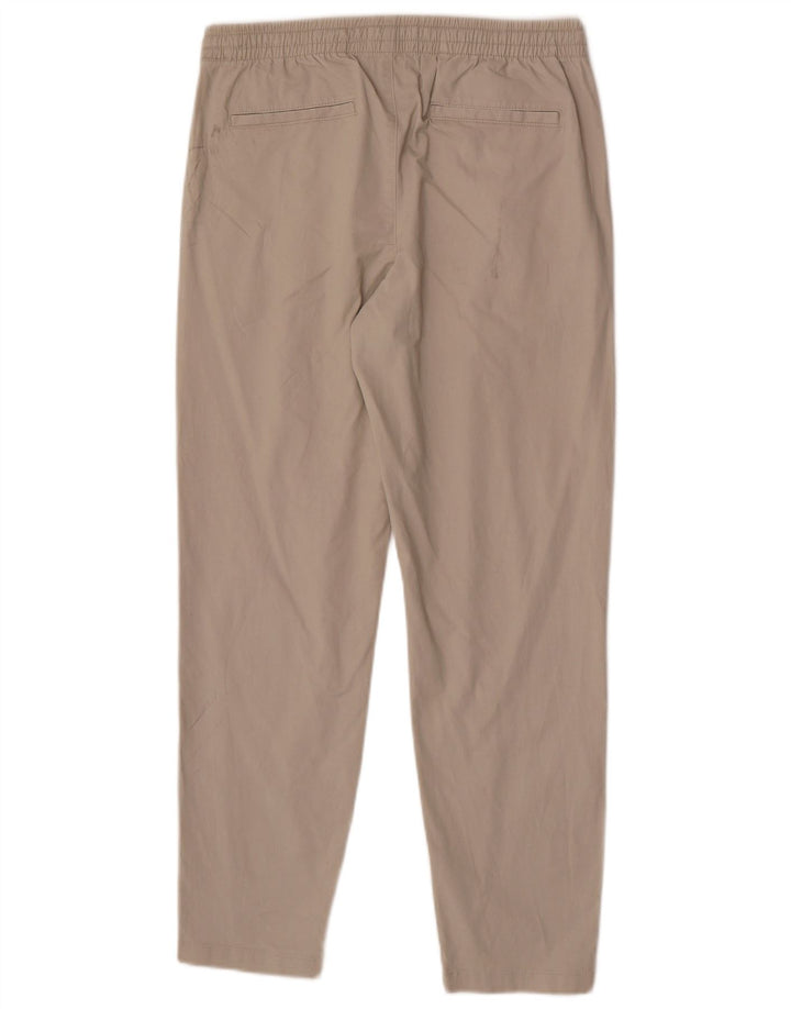 Marks & Spencer Męskie spodnie typu slim chino, średnie W32 L29, beżowa bawełna