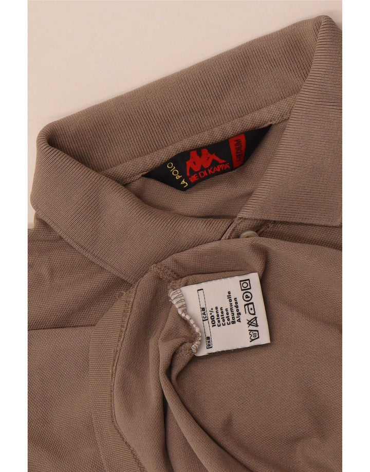 Męska koszulka polo Kappa, średnioszara
