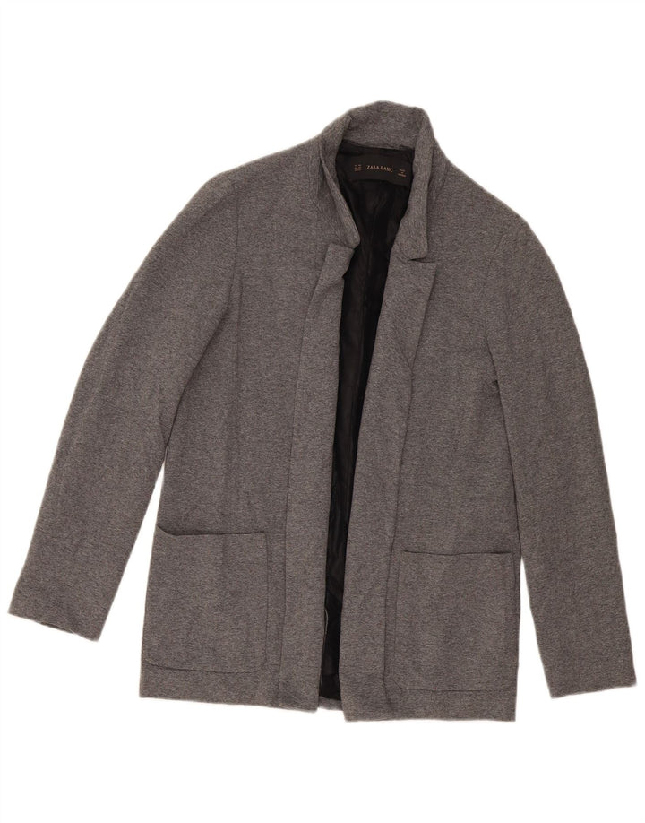 Damska marynarka Zara Open Oversize UK 6 XS Szara wiskoza