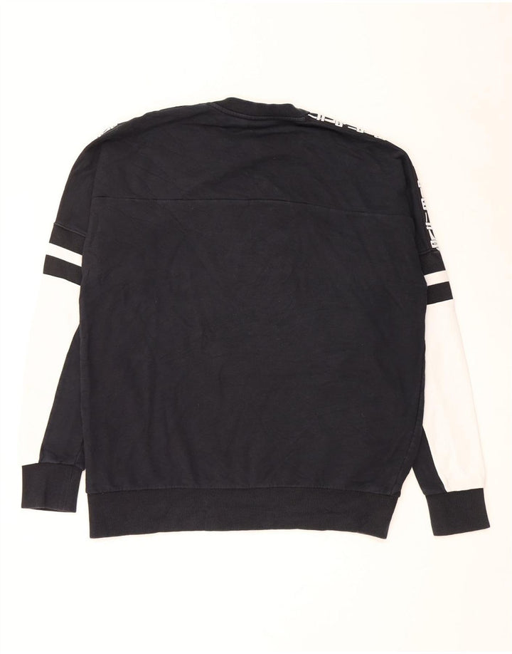 Męska bluza Puma z grafiką, duża, czarna, bawełniana z blokami kolorów