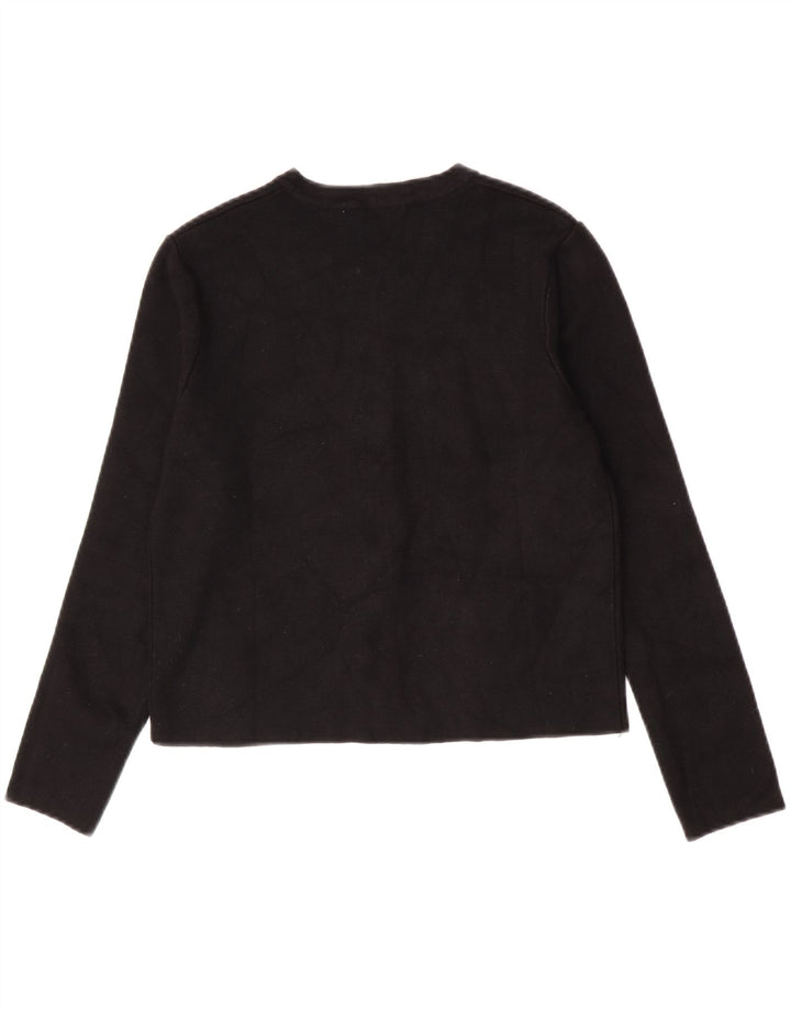 Sweter damski Zara Crop Cardigan UK 12, średni czarny