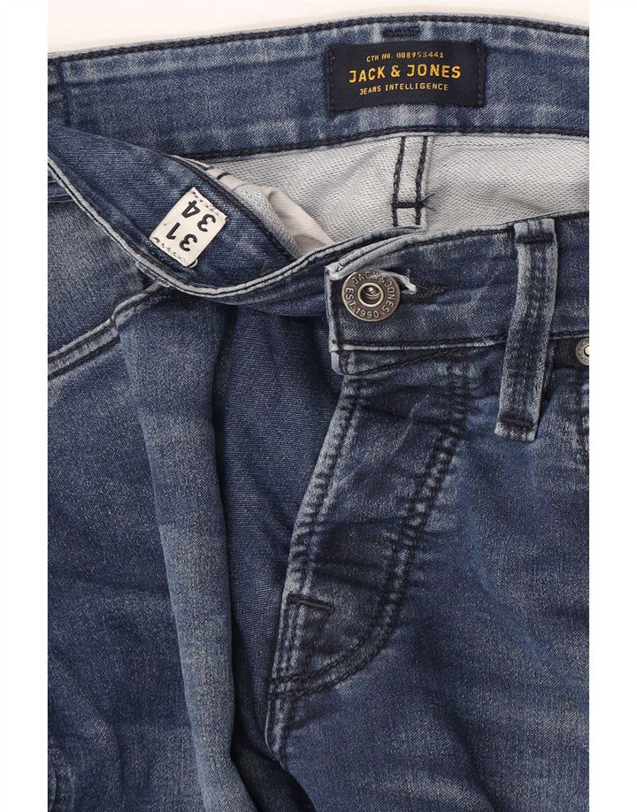 Męskie jeansy Jack & Jones GLENN Slim W31 L34 Niebieskie