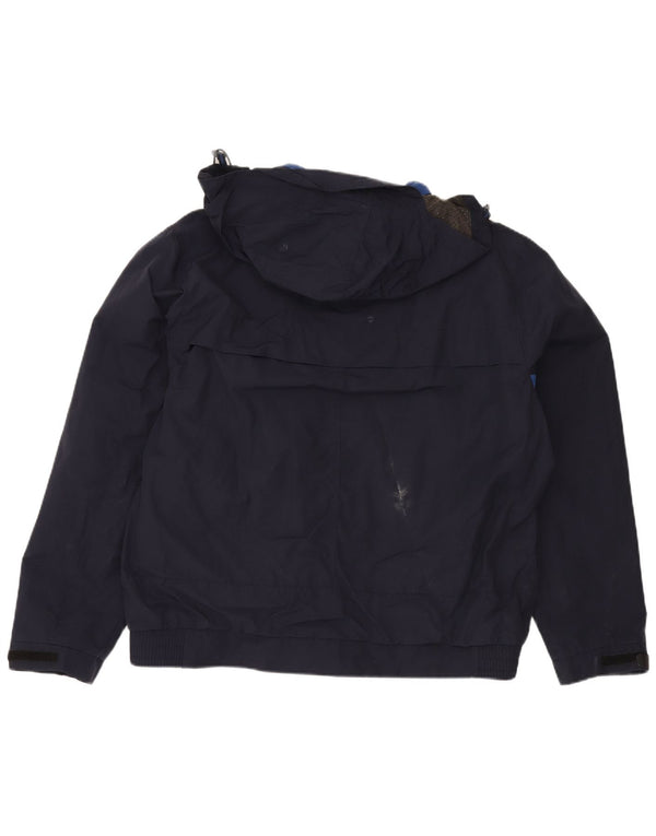 Marks & Spencer Męska kurtka wiatrówka z kapturem Blue Harbor UK 42 XL granatowa