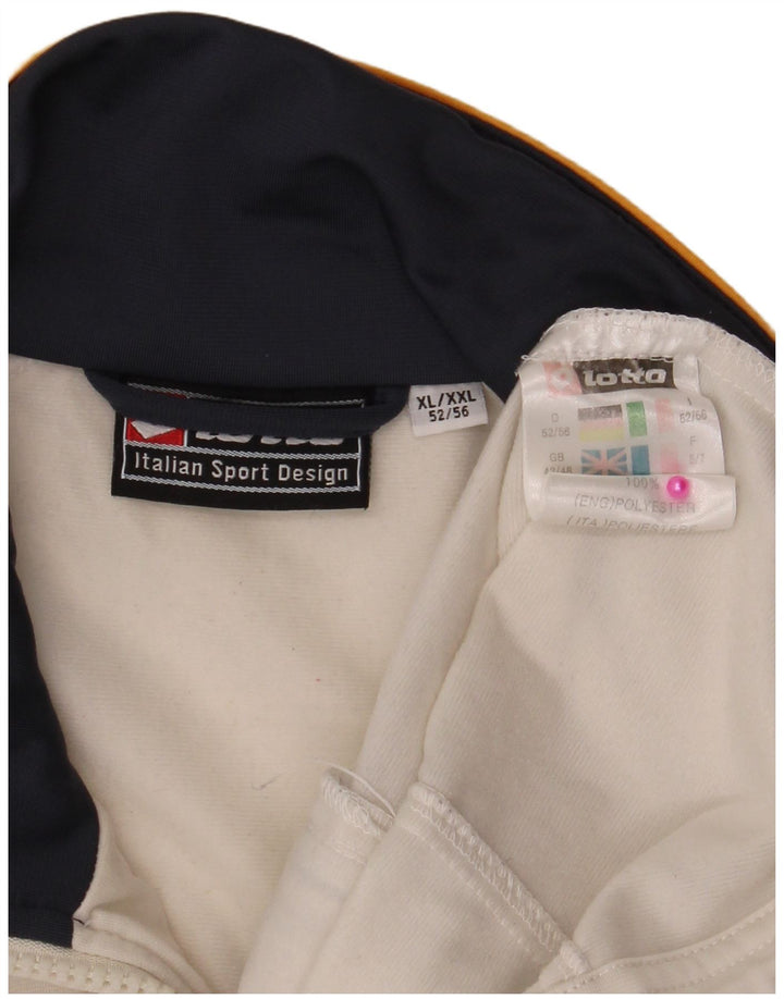 Męska kurtka dresowa LOTTO XL, biały poliester